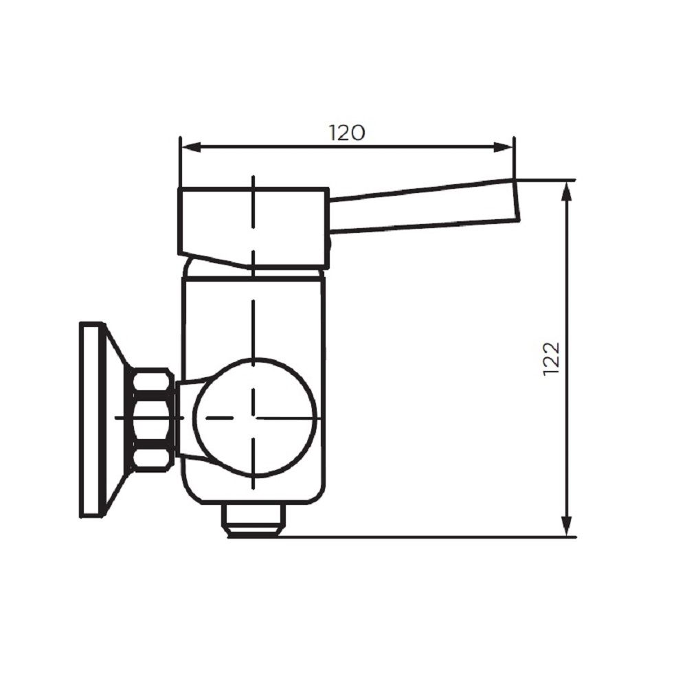 Смеситель Dorff Logic для душа, нержавеющая сталь D3020000SS - 2