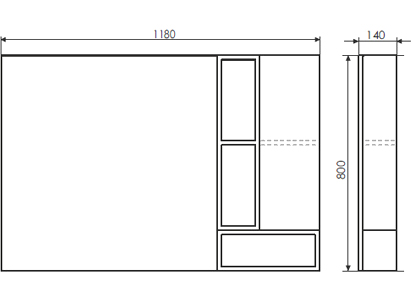 Мебель для ванной Comforty Турин 120 дуб бежевый - 5