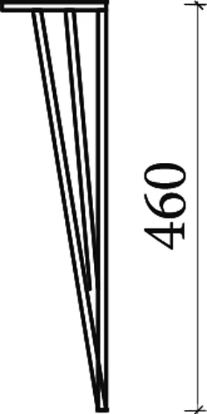 Ножки для тумбы Armadi Art Lucido 46 золото 775-046-G - 4