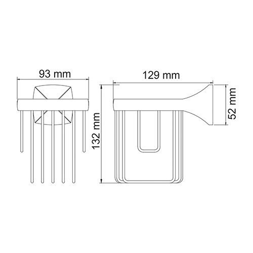 Держатель освежителя воздуха Wasserkraft Wern (2545) K-2545 - 1