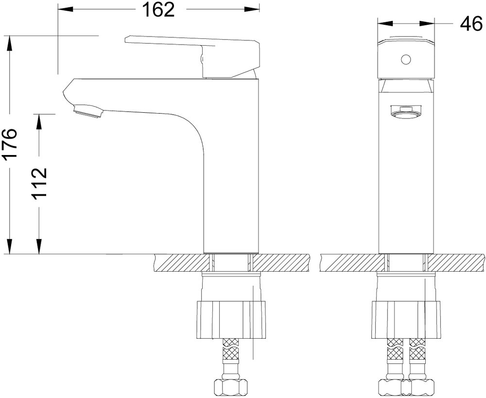 Смеситель Lemark Point для раковины LM0306C - 3