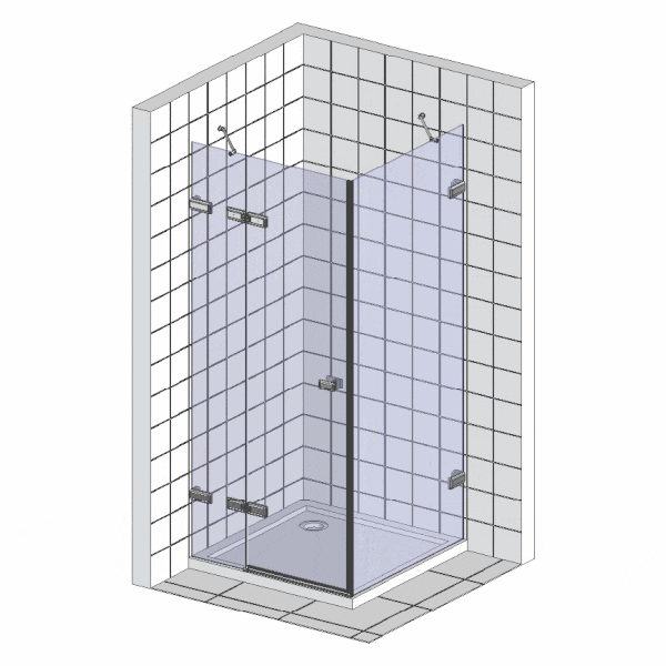 Душевой уголок Wasserkraft Aller 10H07RB black matt, 120x90 см 10H07RBLACK MATT - 4