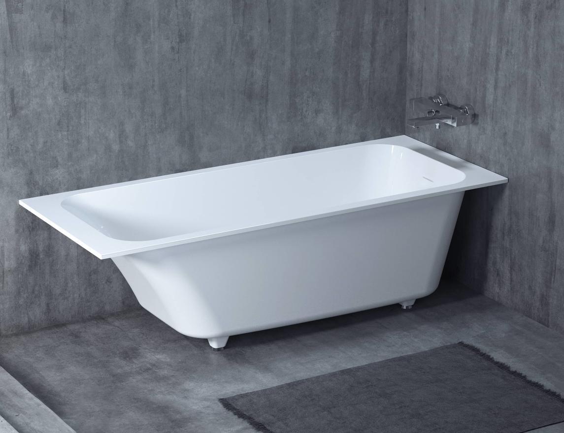 Ванна из искусственного камня Salini Orlando 180x80 102122MRH S-Stone, матовый, RAL снаружи - 6