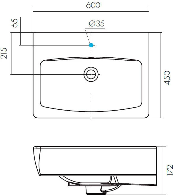 Комплект мебели Aquaton Скай 60 белый - 8