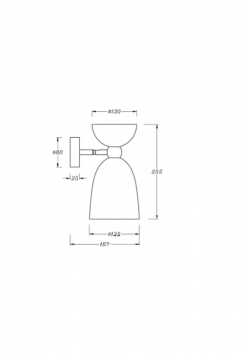 Бра Maytoni Cloches MOD113WL-01W - 1