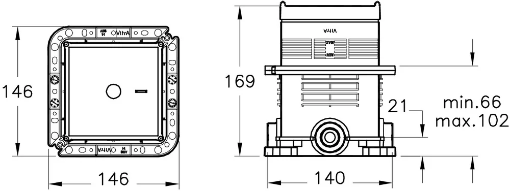 Душевой комплект VitrA Origin матовый черный A4926636EXP - 16