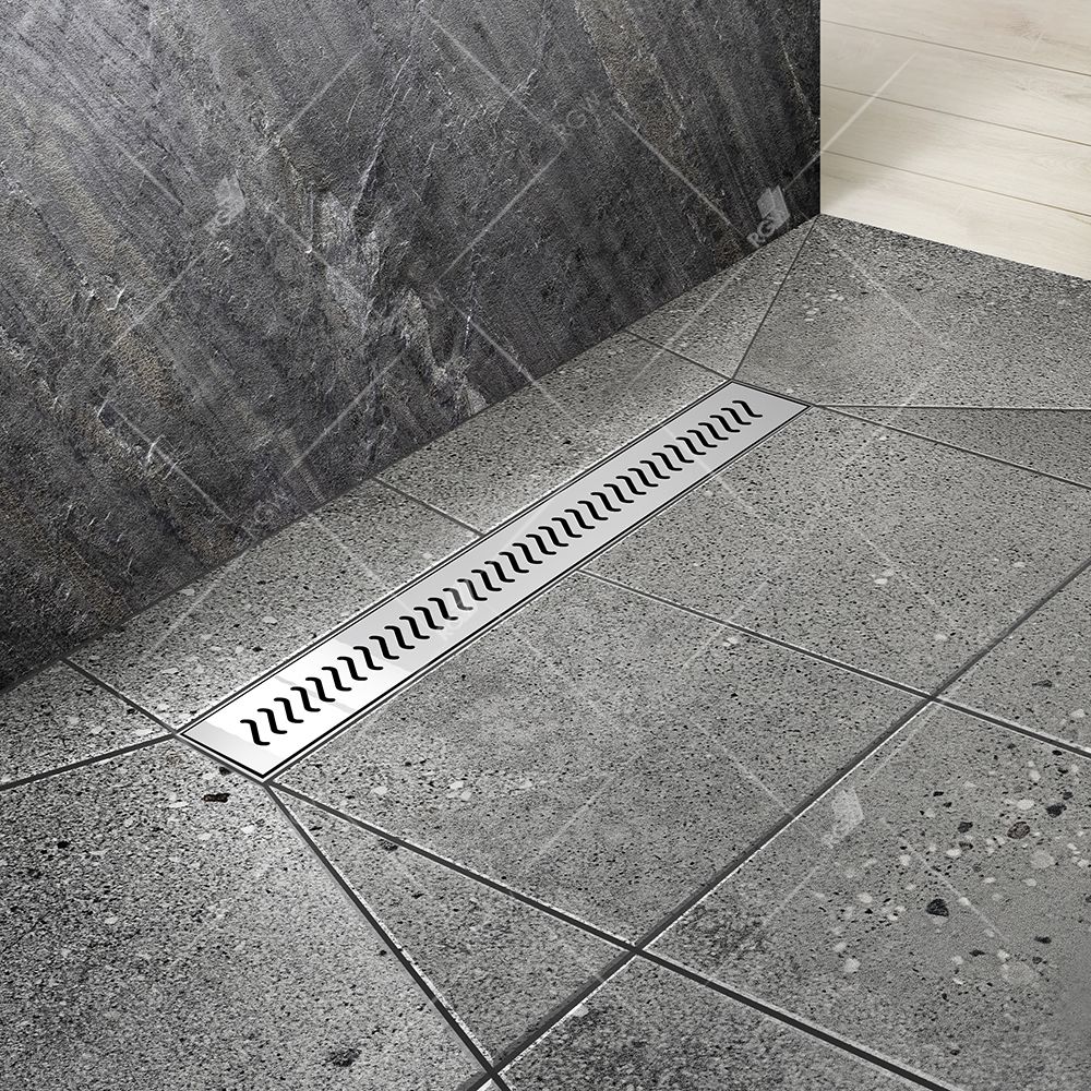 Душевой лоток RGW Shower Drain SDR-01-E1 80 на ножках хром 21210180-01 - 5