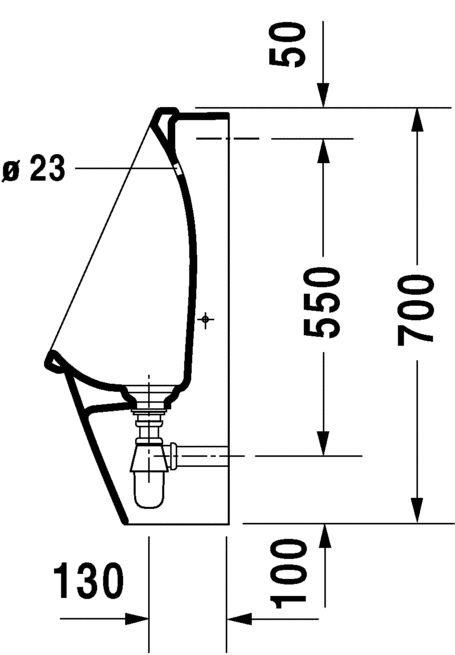 Писсуар Duravit Starck 3  827250000 - 4