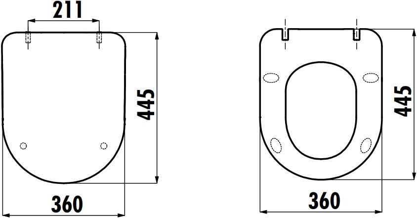 Унитаз подвесной Creavit Free FE322.F0100 капучино, сиденье микролифт FE322-11CM00E-0000 - 4