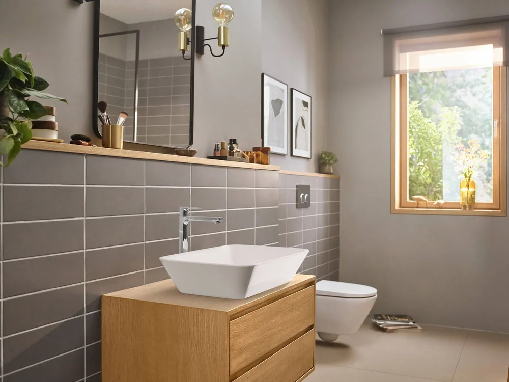 Смеситель для раковины Hansgrohe Rebris E с донным клапаном хром 72591000 - 1