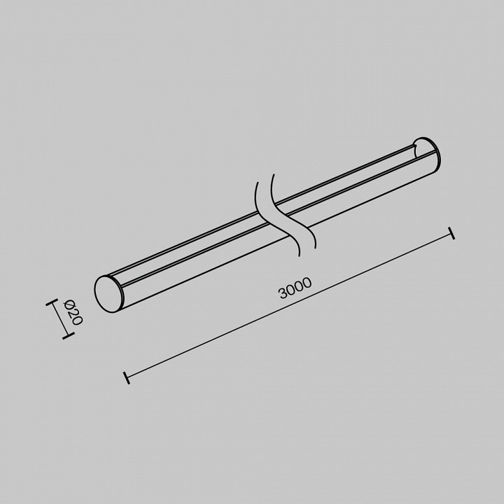 Крепление для треков-ремней Maytoni Accessories for system Parity TRA130SR-3B - 2
