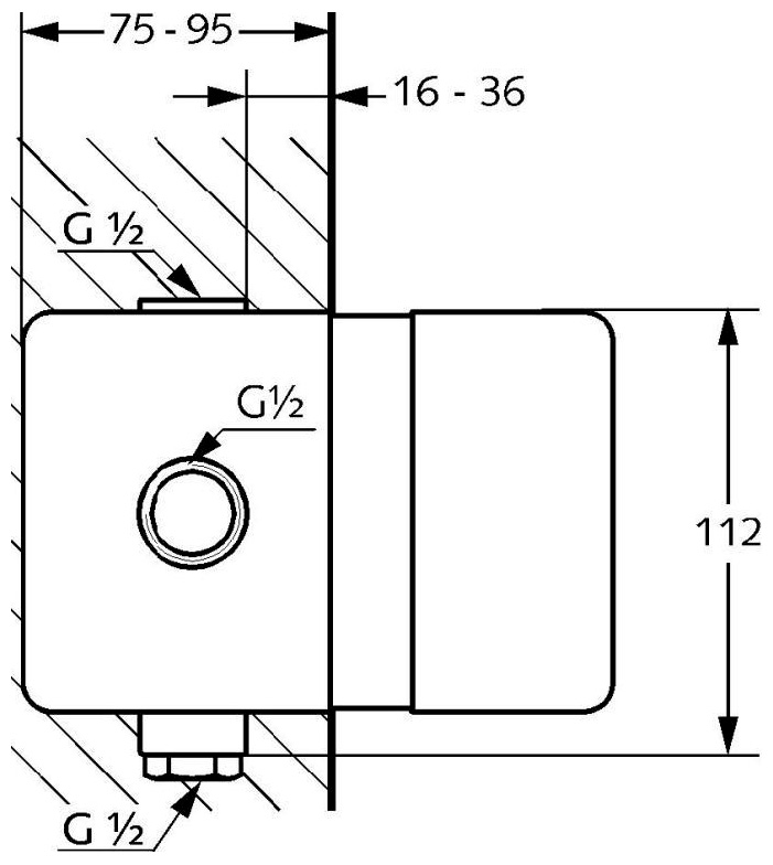 Скрытая часть Kludi 38624 38624N - 1