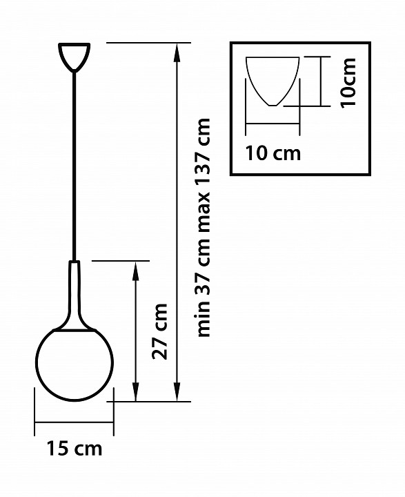 Подвесной светильник Lightstar Globo 813011 - 2