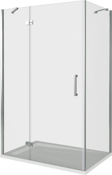 Душевой уголок Good Door Saturn WTW+SP левый 140х90х185 см - 1