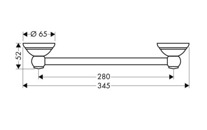 Поручень Hansgrohe Axor Carlton  41430000 - 1