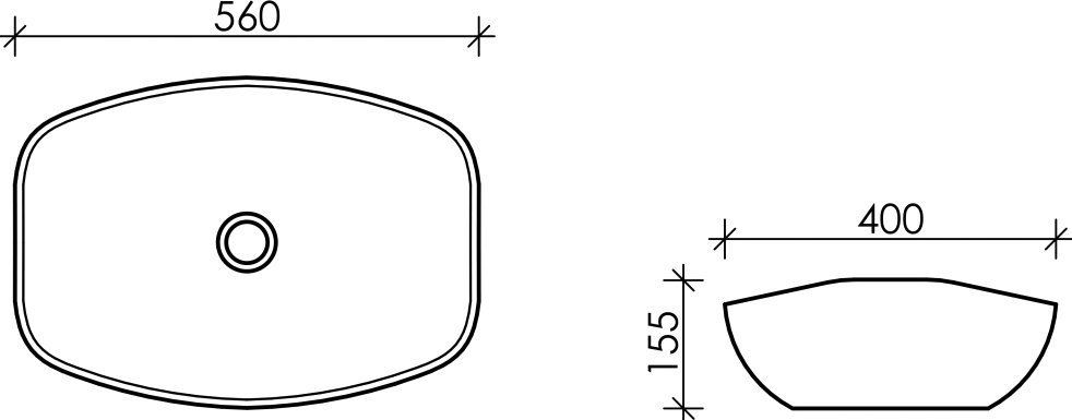 Раковина Ceramica Nova Element CN5016 - 1