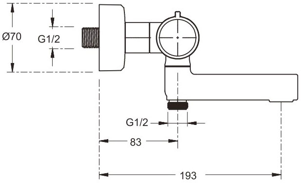 Душевая стойка Jacob Delafon Atom E26238-CP - 7