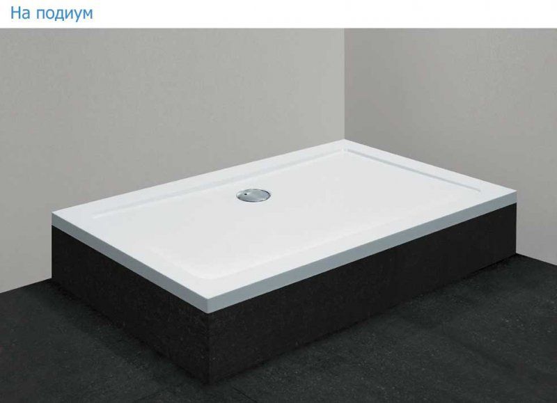 Поддон для душа Cezares SMC AH 90x80 см TRAY-M-AH-90/80-35-W - 4