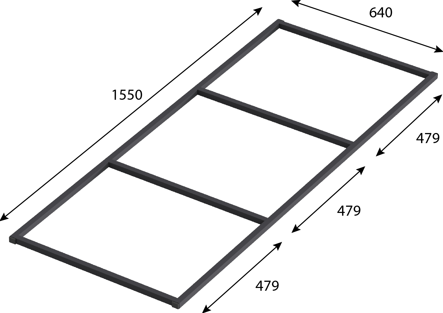 Ножки для душевого поддона Good Door Essentia 160x70 КП00010 - 1