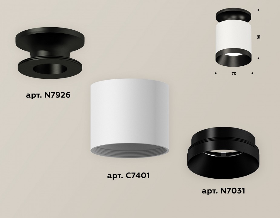 Накладной светильник Ambrella Light XS XS7401083 - 2