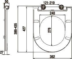 Чаша для унитаза подвесного Am.Pm Spirit FlashClean C701700WH - 9