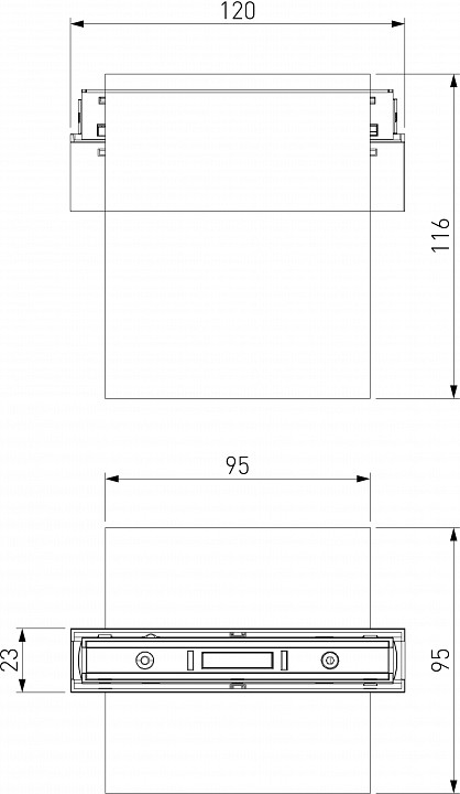 Накладной светильник Elektrostandard Slim Magnetic a063497 - 4