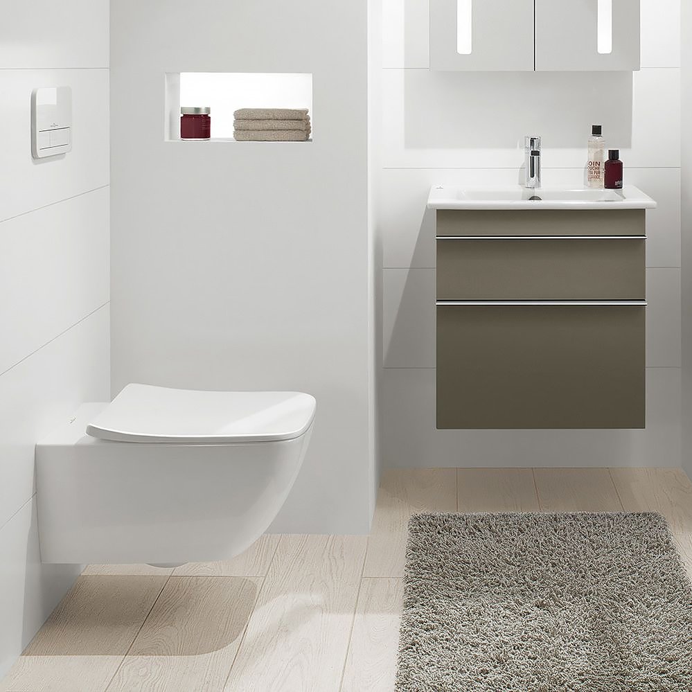 Унитаз подвесной Villeroy & Boch Venticello 4611RS01 безободковый - 2