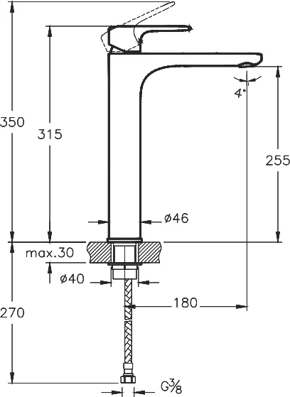 Смеситель для раковины VitrA Root Round хром A42707EXP - 1