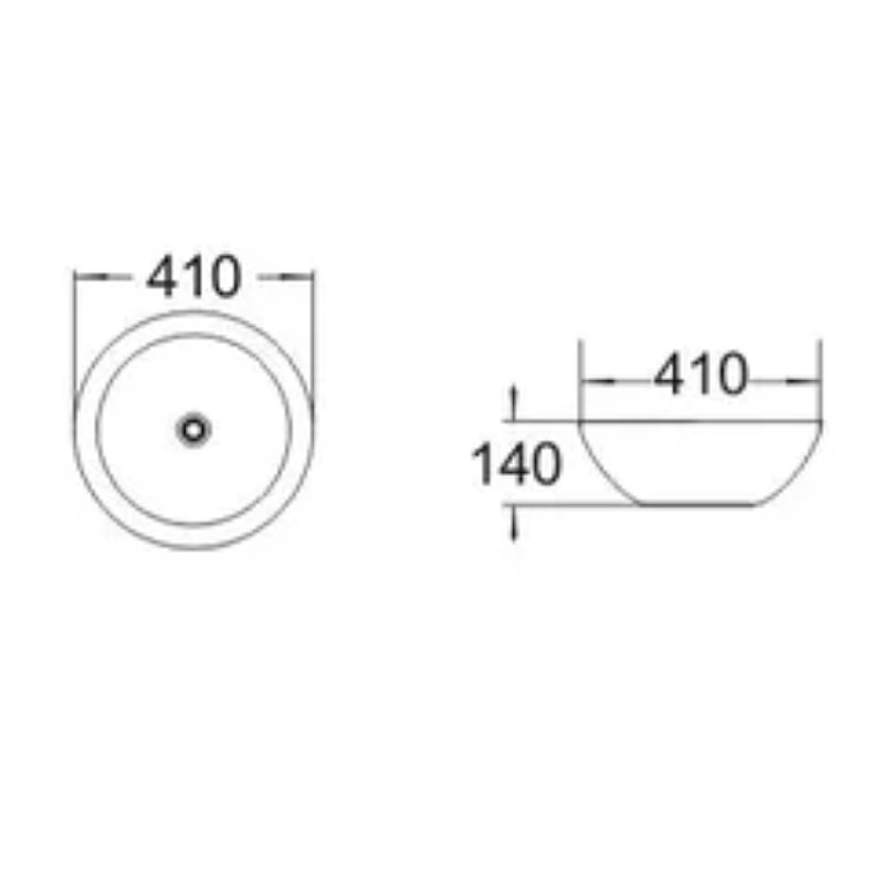 Накладная раковина Comforty 41 золото 00004139772 - 3