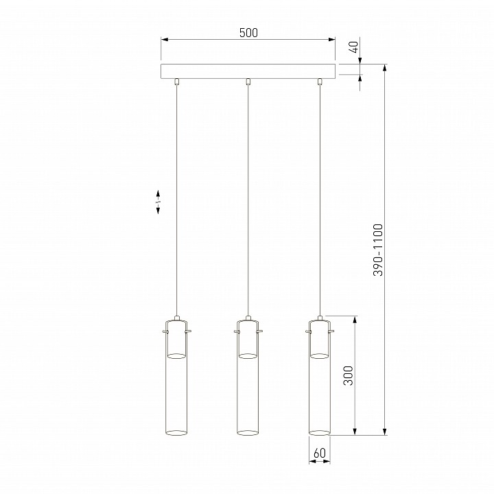 Подвесной светильник TK Lighting Look 855 Look Graphite - 1