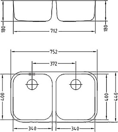 Мойка кухонная Alveus Duo 30 нержавеющая сталь 1036849 - 2