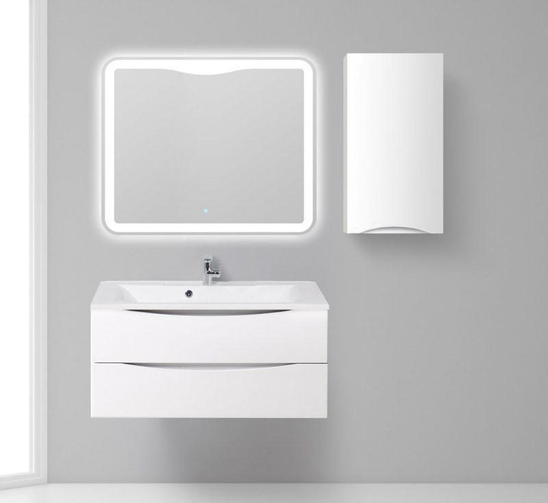 Шкаф BelBagno Fly-Marino R bianco lucido FLY-MARINO-750-1A-SC-BL-P-R - 1