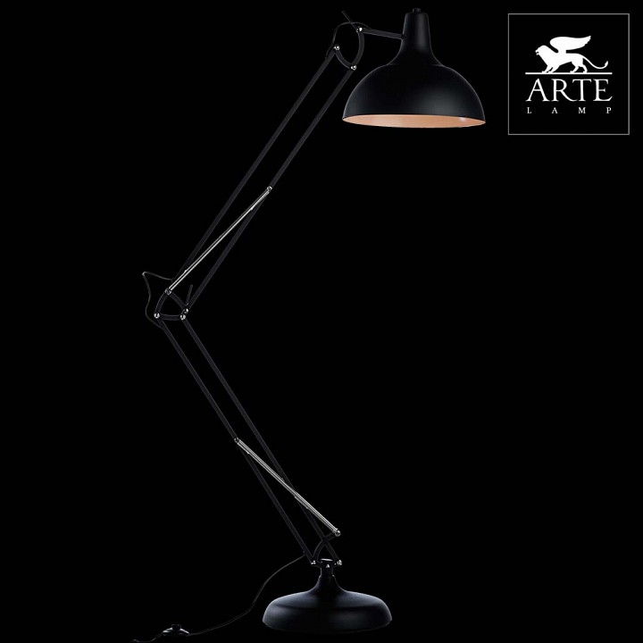 Торшер Arte Lamp Goliath A2487PN-1BK - 1