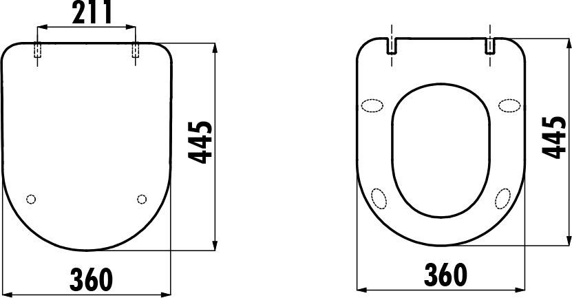 Унитаз подвесной Creavit Free FE322.20100 базальт, сиденье микролифт FE322-11BM00E-0000 - 3