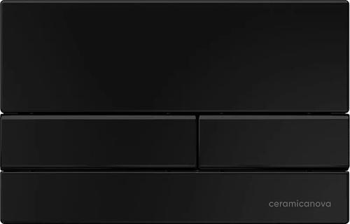 Комплект подвесного унитаза с инсталляцией Ceramica Nova Forma с кнопкой Flat черной матовой CN3009_1002B_1000 - 5