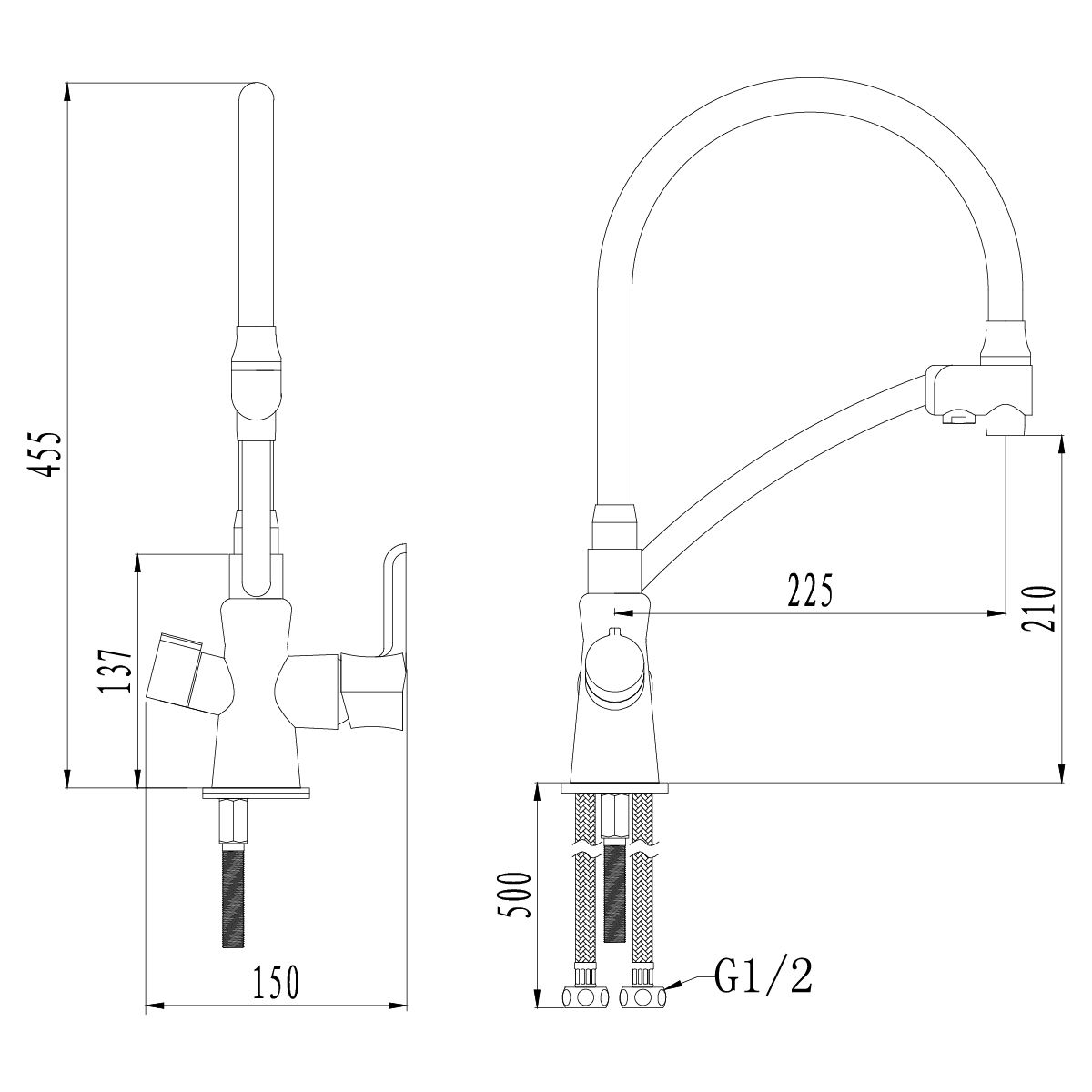 Смеситель для кухонной мойки Lemark Comfort  LM3070C - 1