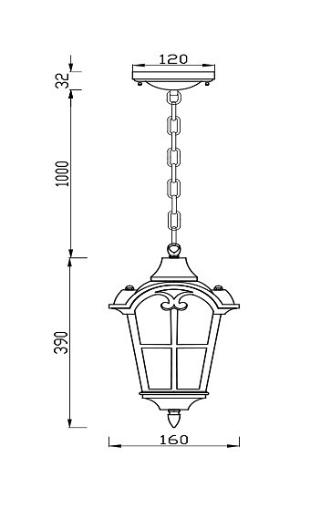 Подвесной светильник Maytoni Outdoor O413PL-01BZ - 2