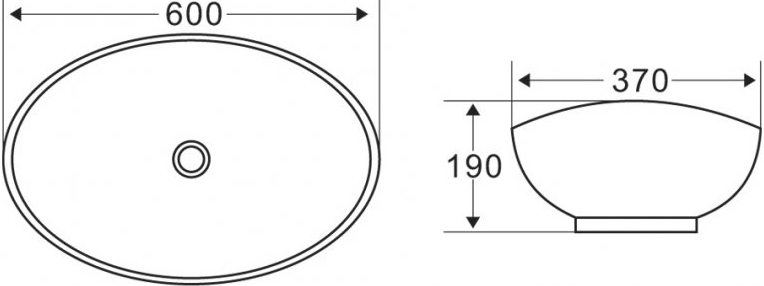 Раковина BelBagno BB1087 - 2