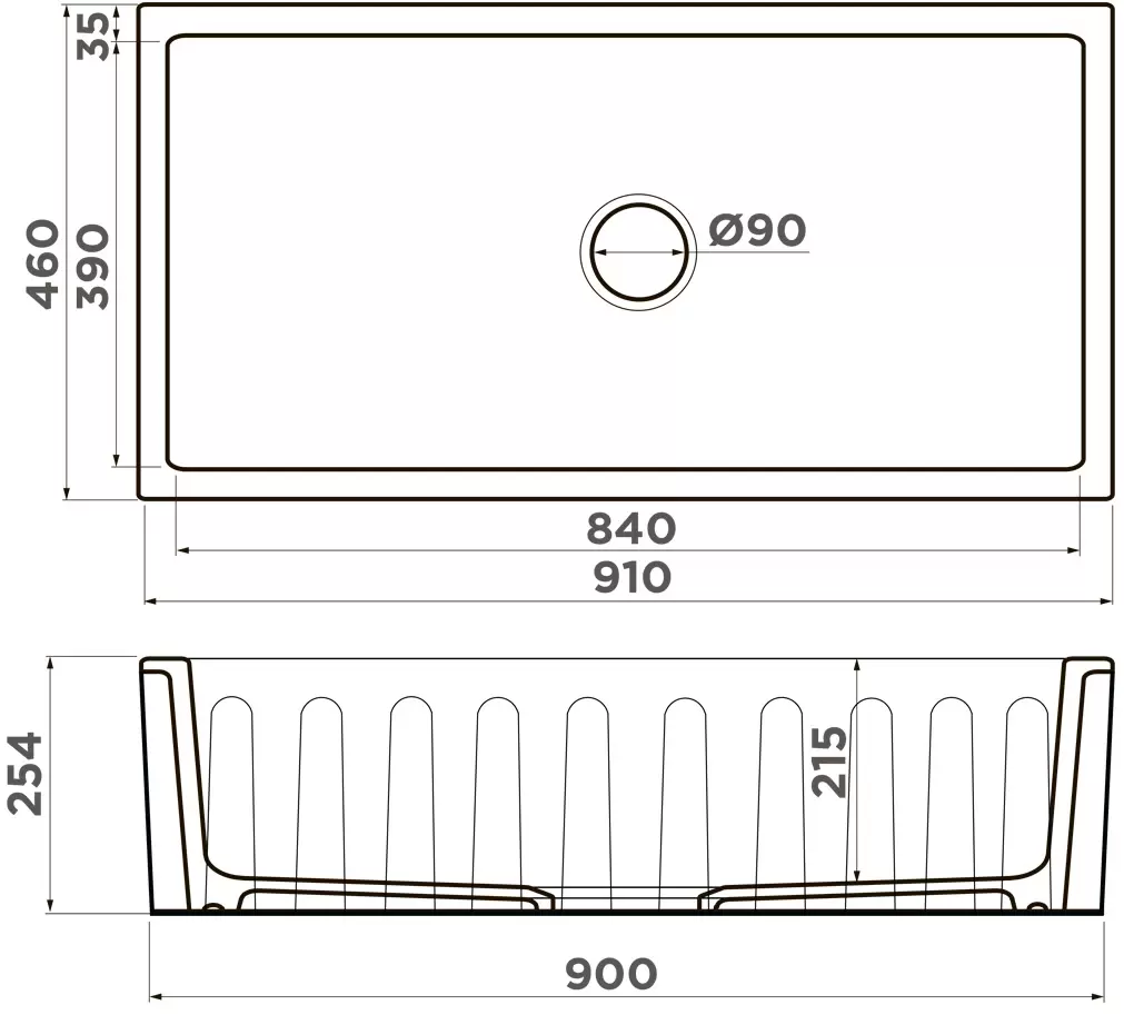 Мойка кухонная Omoikiri Mikura Natceramic/черный  4997087 - 1