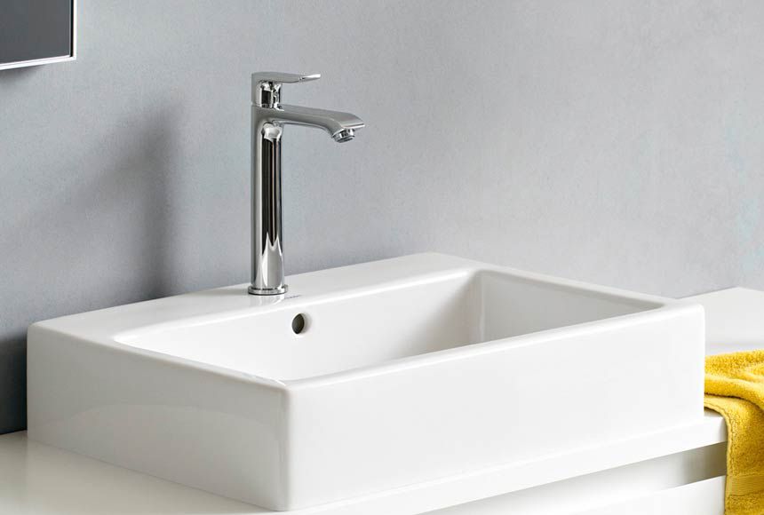 Смеситель Hansgrohe Metris 31183000 для раковины - 7