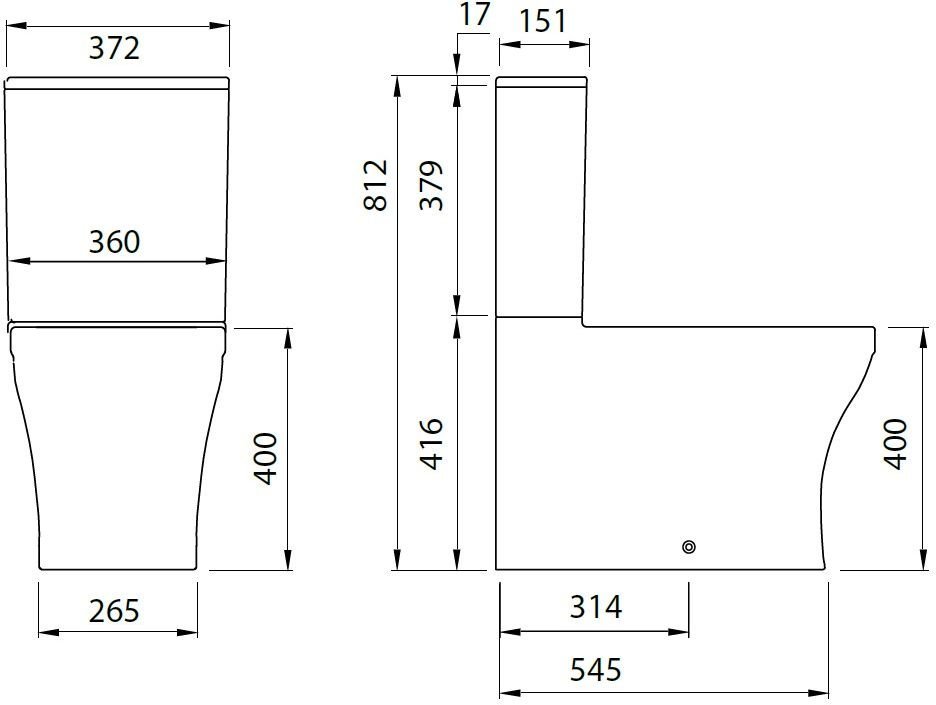 4.21012.20 INFINITY 2 Чаша для унитаза напольного с Rimless, 630x380 мм, без сидения, белый (301928) - 1