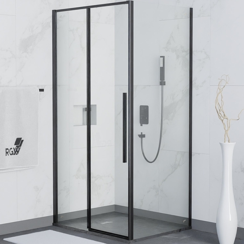 Душевой уголок RGW Stilvoll SV-42B 120x70 профиль черный стекло прозрачное 32324272-014 - 0