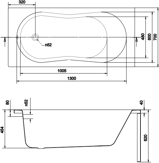 Акриловая ванна Cersanit Nike 150 ультра белый 63346 - 5