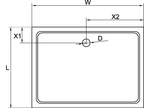 TRAY-M-AH-100/80-SCR Передняя панель SMC поддона - 3