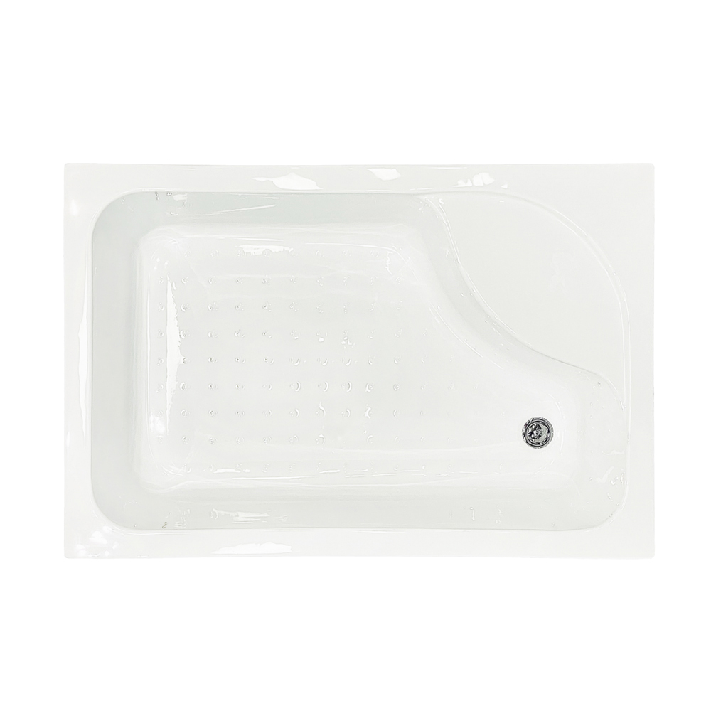 Душевой угол Royal Bath BP 120x80 R профиль черный стекло прозрачное RB8120BP-T-BL-R - 3