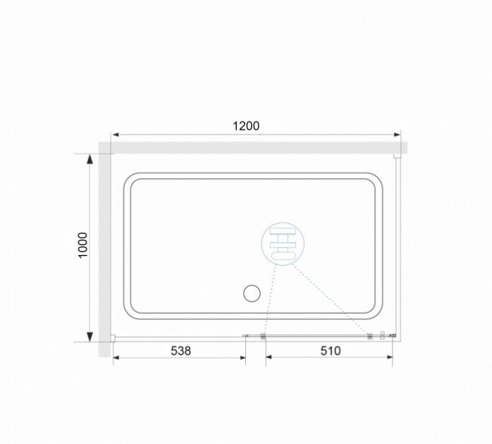 Душевой уголок RGW Stilvoll SV-42B 120x100 профиль черный стекло прозрачное 32324220-014 - 3