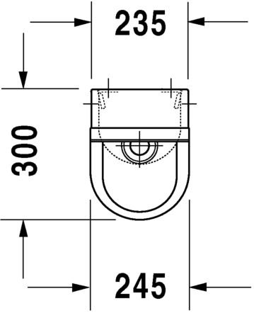 Писсуар Duravit Starck 3  827250000 - 5