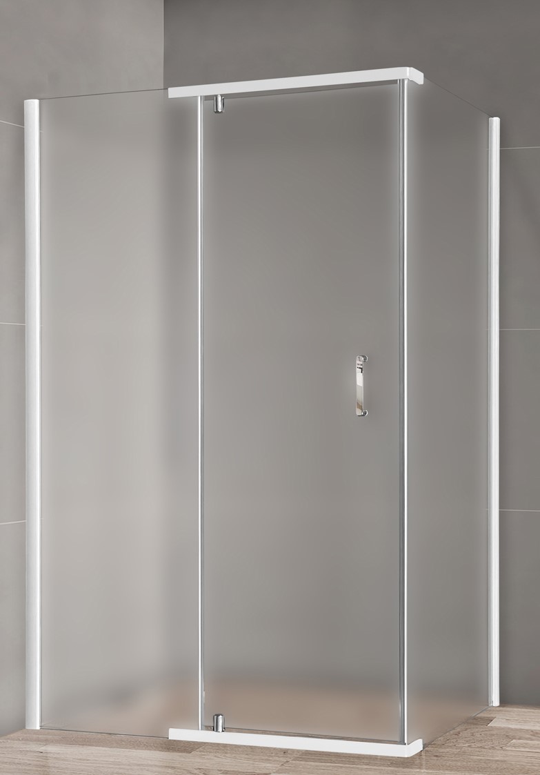 Душевой уголок Royal Bath HPVD 140х90 профиль белый стекло матовое RB9140HPVD-C - 0