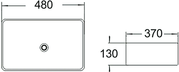 Рукомойник SantiLine SL-1010MB - 1