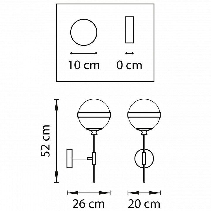 Бра Lightstar Globo 813617 - 2